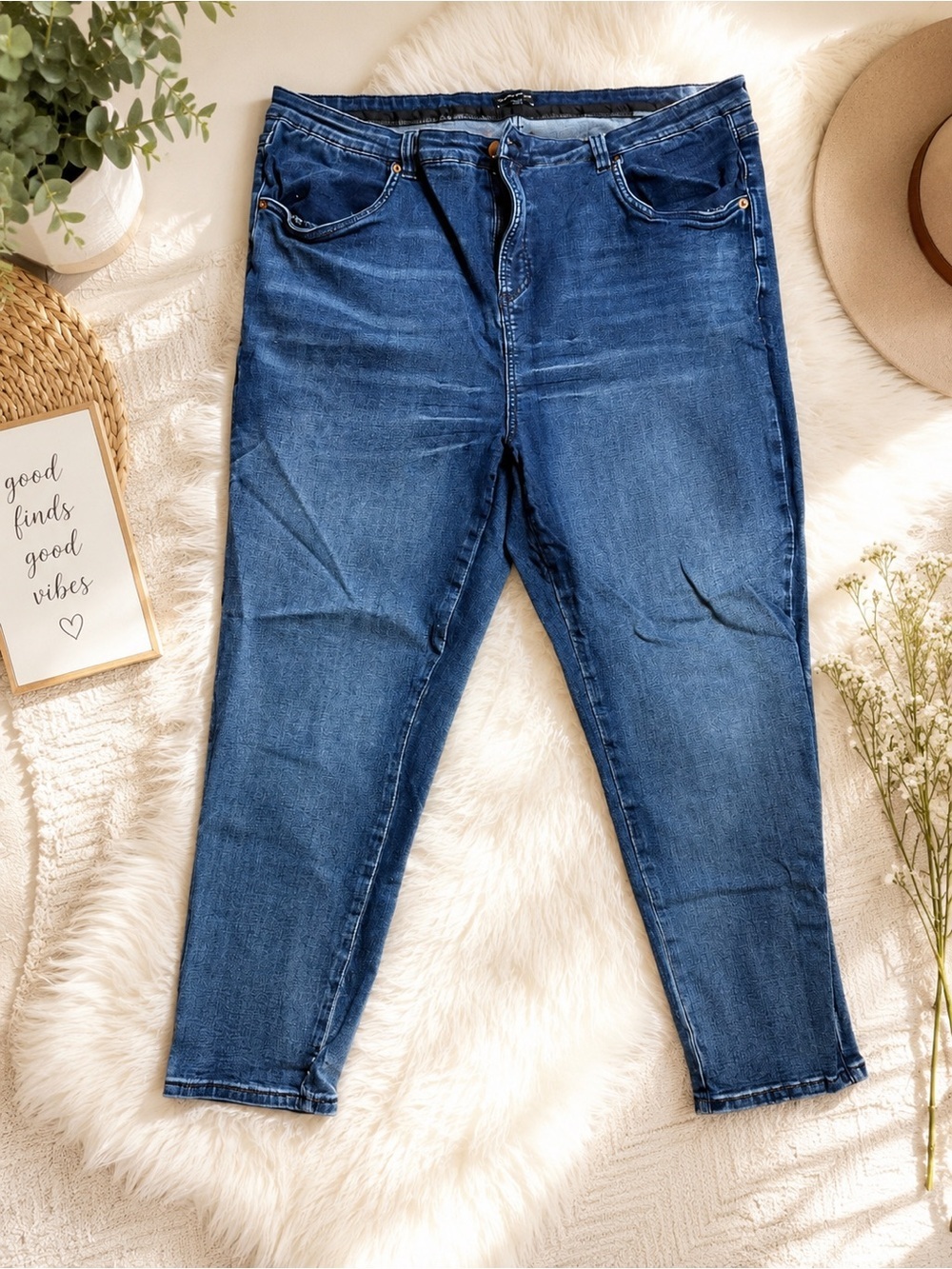 Universal Standard Dark Blue Skinny Jeans